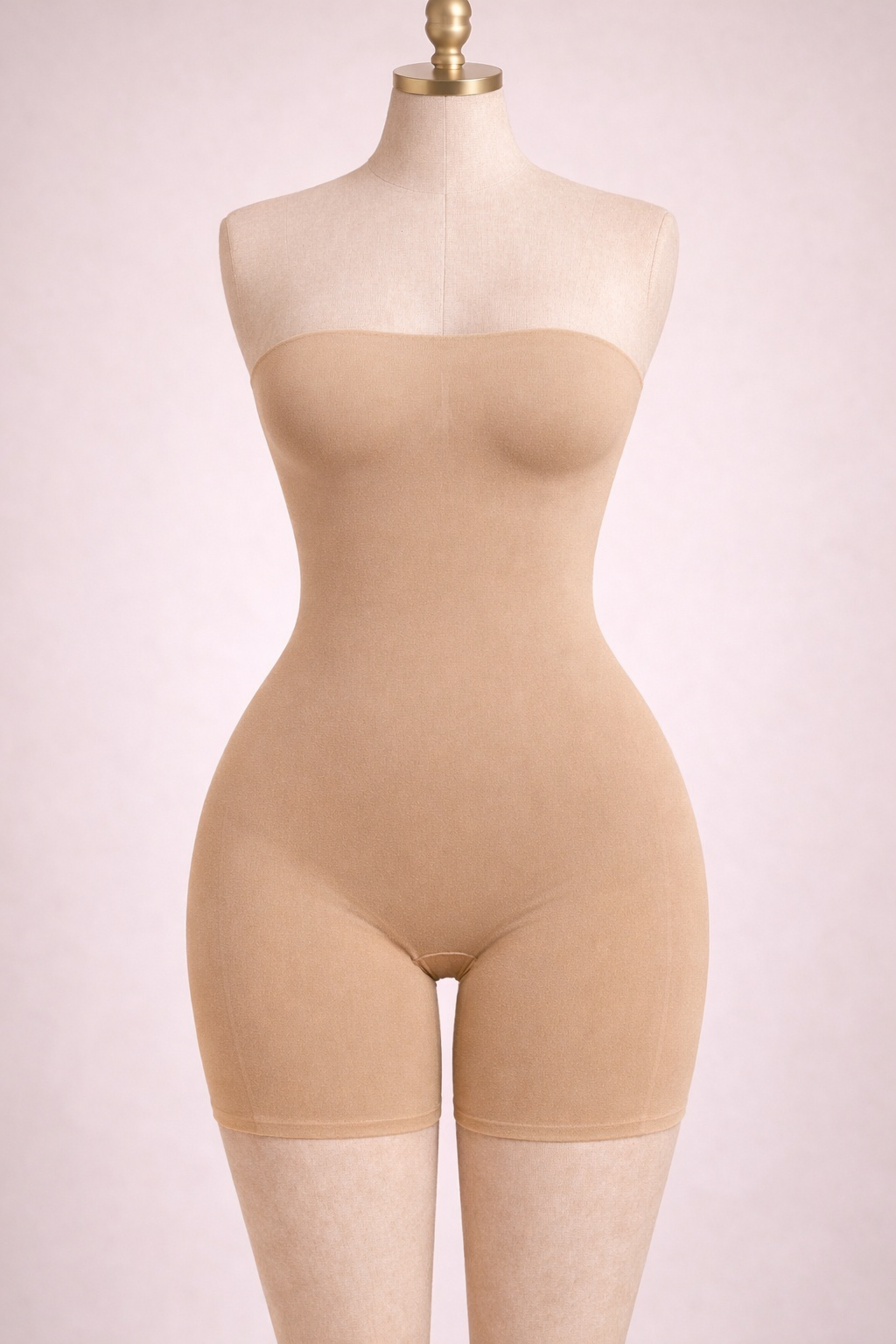 Amaira Mara – Body Moldeador sin Tirantes sin Costuras Alta Compresión Efecto Vientre Plano