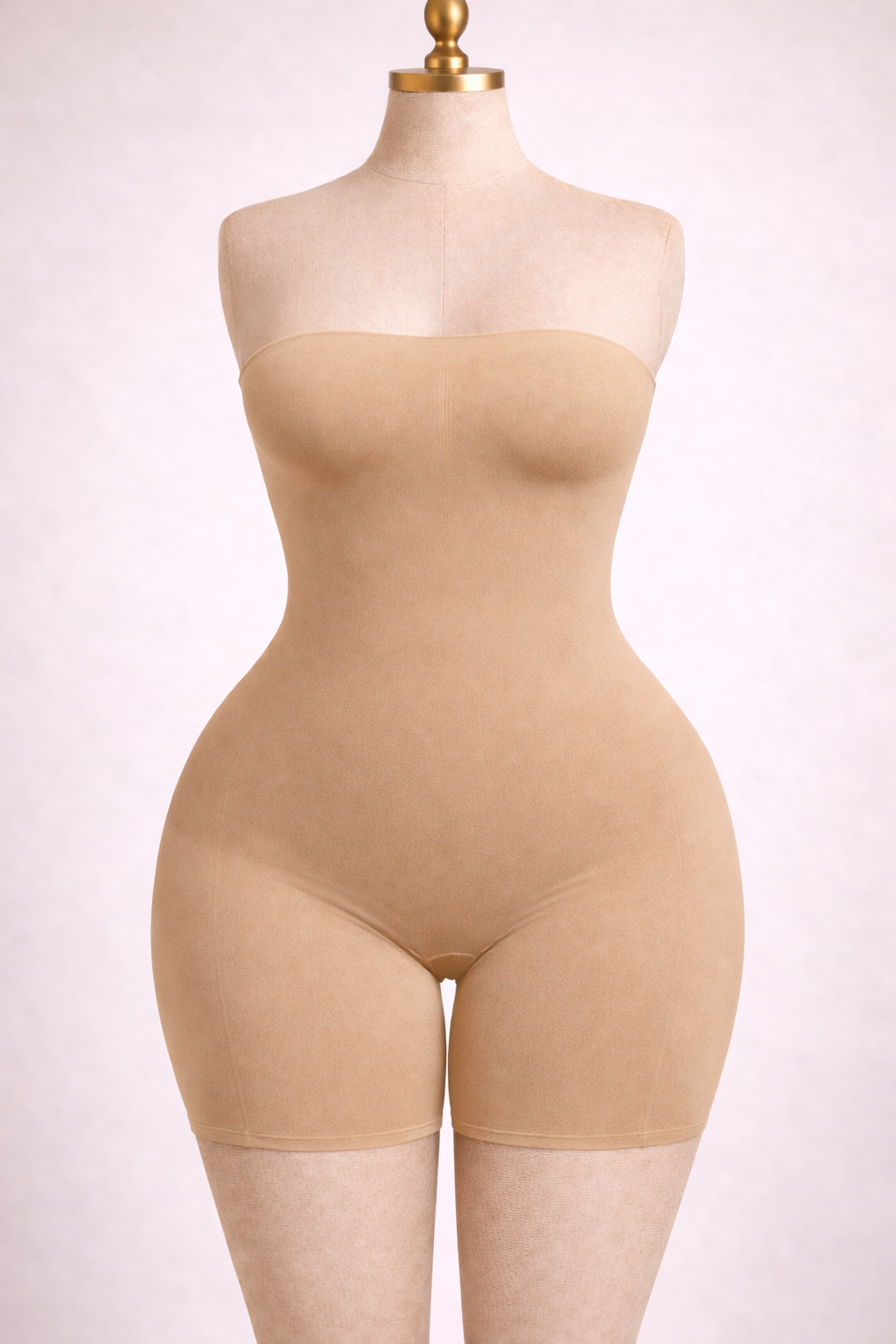 Amaira Mara – Body Moldeador sin Tirantes sin Costuras Alta Compresión Efecto Vientre Plano