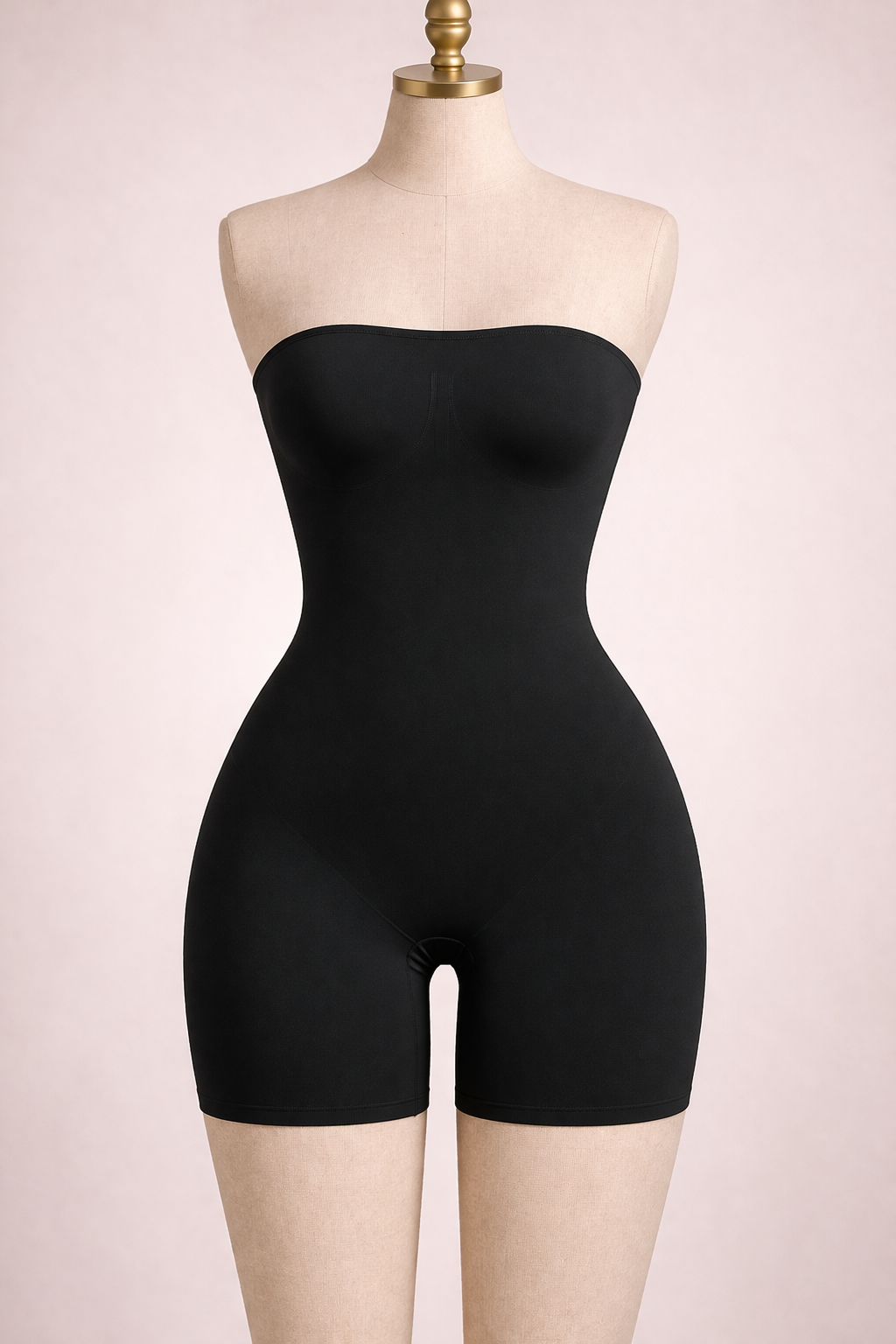 Amaira Mara – Body Moldeador sin Tirantes sin Costuras Alta Compresión Efecto Vientre Plano